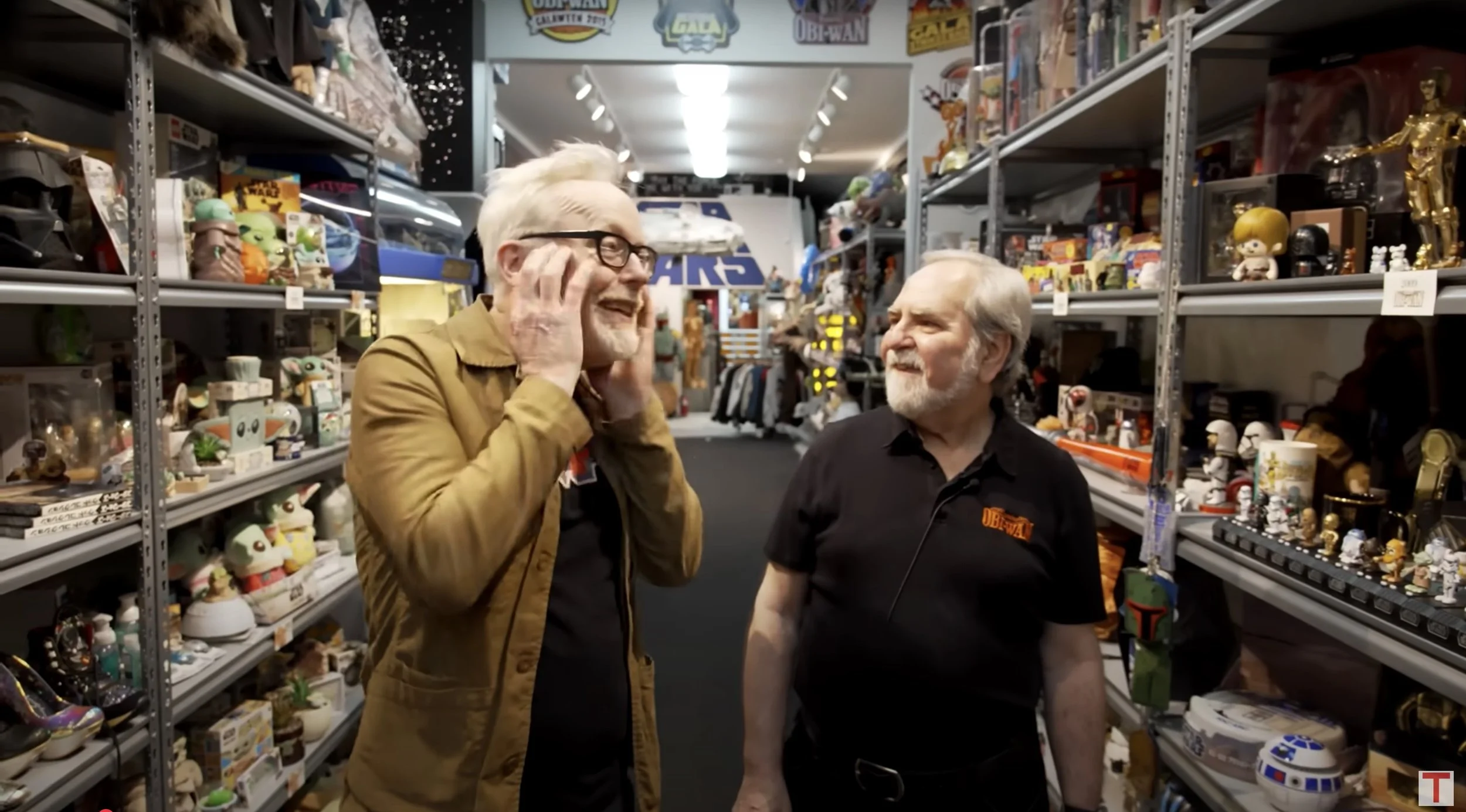 Adam Savage visits the largest Star Wars Cimeli collection